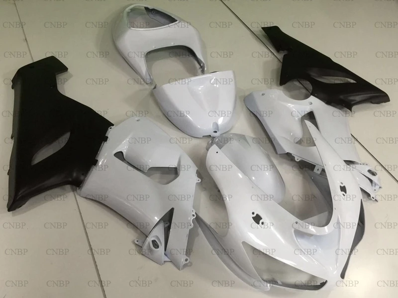 Обтекатели для Kawasaki ZX6r 2005 - 2006 636 ZX-6r 06 05 белый черный обтекатель мотоцикла | Дом и
