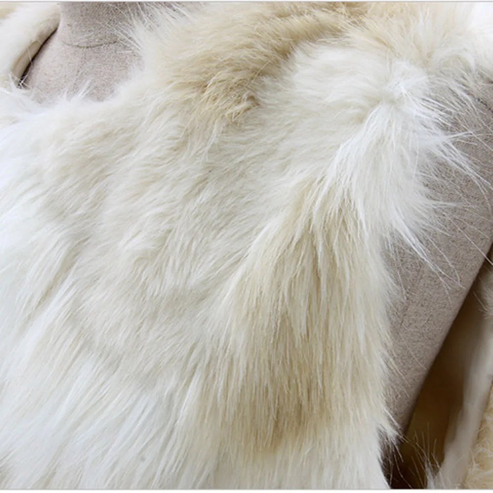 Women Jacket Faux Fur Coat Ladies Sleeveless Jacket Shrug Coat Outwear Women Outerwear Fashion Winter Coats jaqueta feminina A8
Women Jacket Faux Fur Coat Ladies Sleeveless Jacket Shrug Coat Outwear Women Outerwear Fashion Winter Coats jaqueta feminina A8