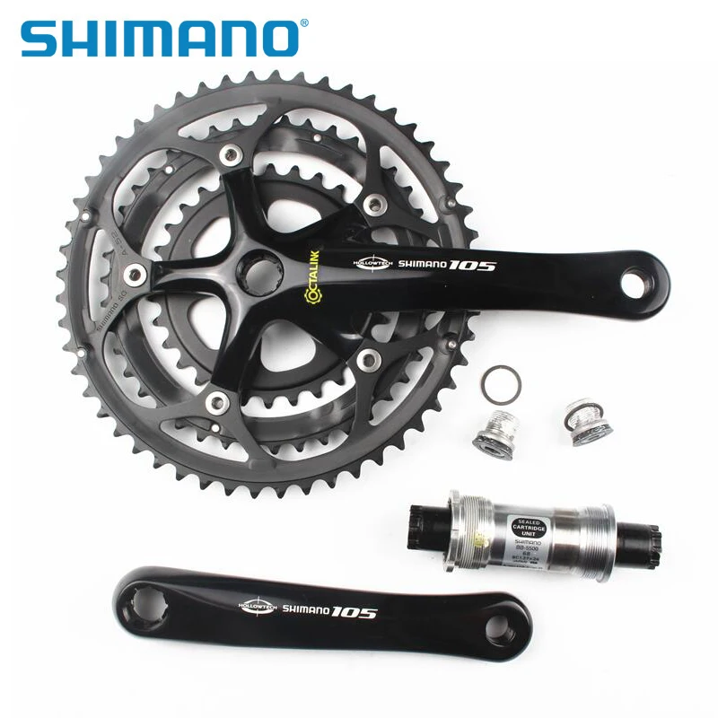 Shimano 105 FC 5505 3x9 fach 27 s карман рукоятки курбель Hollowtech 170 мм 52 42 30 зубов шоссейные