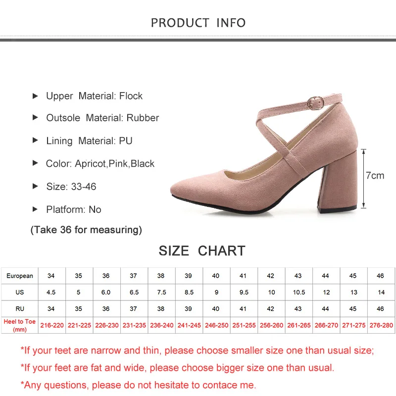 2019 New Spring/Autumn Women Pumps High Square Heel Pointed Toe Buckle Sexy Ladies Women Shoes Black Pumps Big Size 33-46
2019 New Spring/Autumn Women Pumps High Square Heel Pointed Toe Buckle Sexy Ladies Women Shoes Black Pumps Big Size 33-46