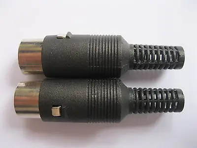 80 Pcs DIN Plug Connector 3pin 4pin 5pin 6 Pin 7pin 8pin with Plastic Handle New
80 Pcs DIN Plug Connector 3pin 4pin 5pin 6 Pin 7pin 8pin with Plastic Handle New