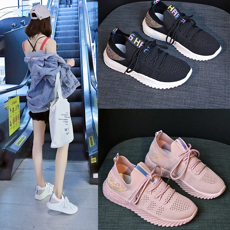 The 2019 summer new breathable socks shoes female Korean version of Joker casual shoes female student running shoes white shoes
The 2019 summer new breathable socks shoes female Korean version of Joker casual shoes female student running shoes white shoes