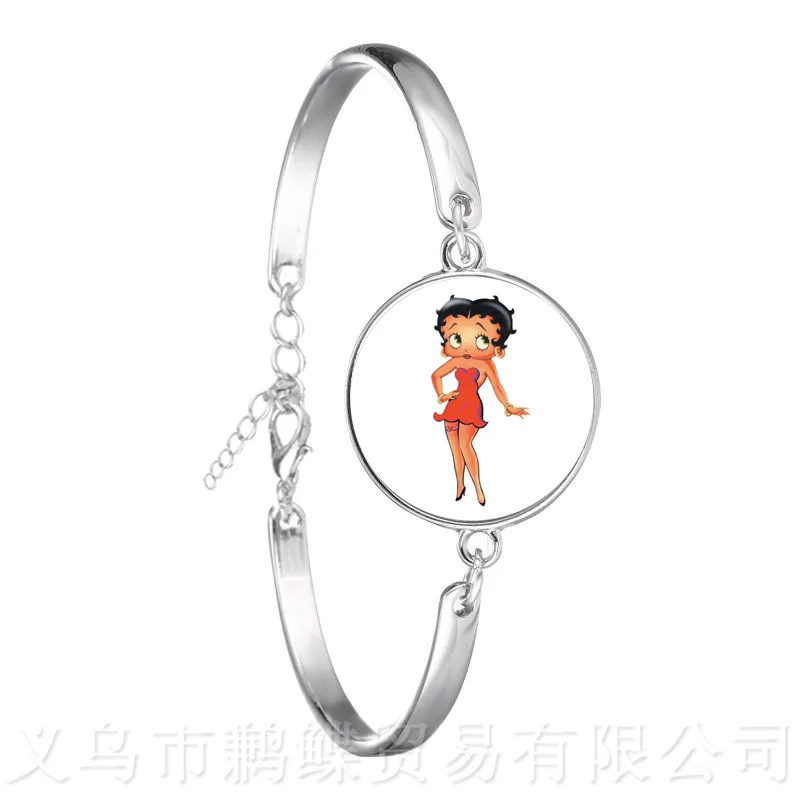 2018 New Betty Boop Bracelet Harajuku Cute Cartoon Picture Jewelry 18mm Glass Cabochon Bangle Fashion Jewelry Gifts
2018 New Betty Boop Bracelet Harajuku Cute Cartoon Picture Jewelry 18mm Glass Cabochon Bangle Fashion Jewelry Gifts