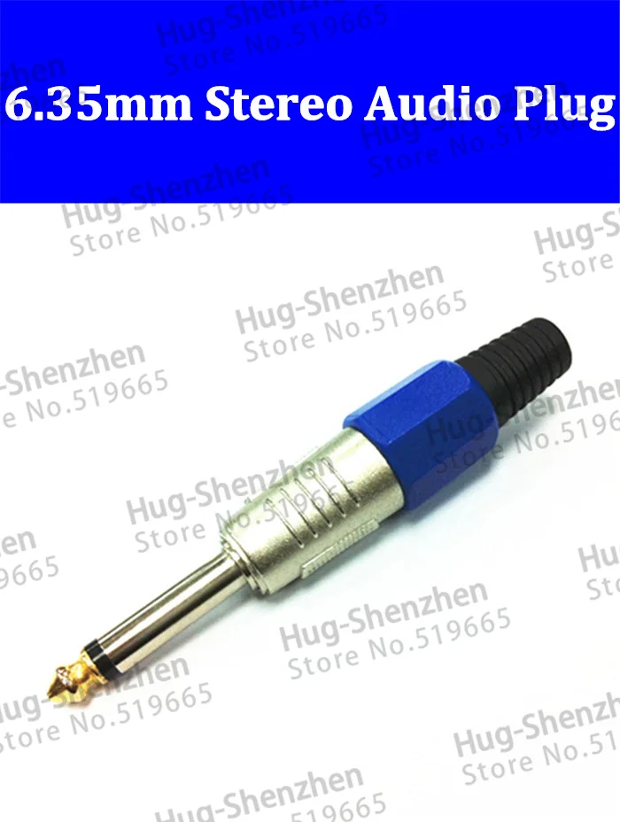 50pcs/lot 6.35mm 6.5mm Stereo Audio Connector Male Plug Jack 6.5 Microphone Plug
50pcs/lot 6.35mm 6.5mm Stereo Audio Connector Male Plug Jack 6.5 Microphone Plug