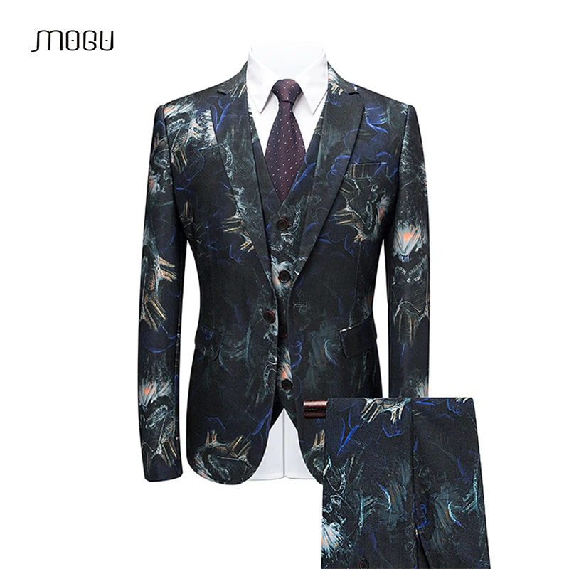 MOGU Mens Floral Suit 2018 Latest Summer Elegant Casual Dress Coat 3 Piece Slim Fit Blazer Smoking Jacket Large Costume Homme
MOGU Mens Floral Suit 2018 Latest Summer Elegant Casual Dress Coat 3 Piece Slim Fit Blazer Smoking Jacket Large Costume Homme