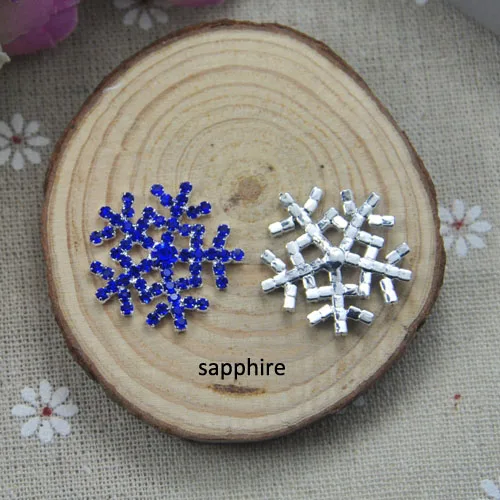 (S0174) 10pcs/lot, 25mm rhinestone embellishment,flat back,snowflake shape,lt sapphhire and sapphire crystals
(S0174) 10pcs/lot, 25mm rhinestone embellishment,flat back,snowflake shape,lt sapphhire and sapphire crystals