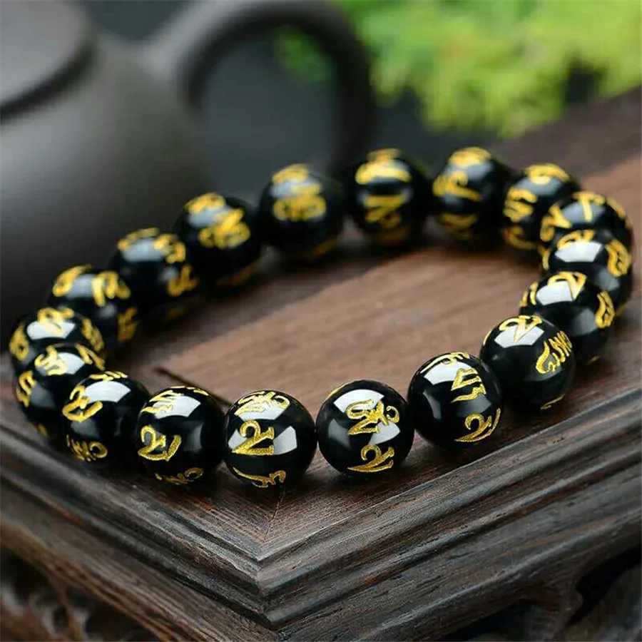 Genuine Natural Black Gold Obsidian Bracelet Women 10mm 12mm 14mm 16mm 18mm Words Stone Stretch Round Beads Crystal AAAAAA
Genuine Natural Black Gold Obsidian Bracelet Women 10mm 12mm 14mm 16mm 18mm Words Stone Stretch Round Beads Crystal AAAAAA