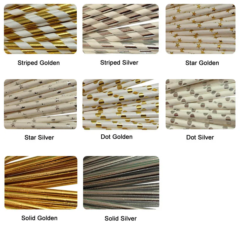 Wholesale Paper Party Straws,11000pcs Shiny Metallic Gold and Silver Foil Paper Drinking Products for Wedding Baby Shower Favor
Wholesale Paper Party Straws,11000pcs Shiny Metallic Gold and Silver Foil Paper Drinking Products for Wedding Baby Shower Favor