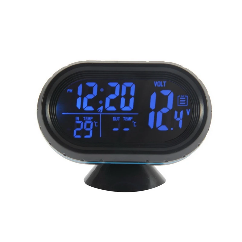 VST 3in 1 12V/24V Digital Car Voltmeter Thermometer Temperature Meter Battery Monitor B Meter Tester Monitor + electronic Clock
VST 3in 1 12V/24V Digital Car Voltmeter Thermometer Temperature Meter Battery Monitor B Meter Tester Monitor + electronic Clock