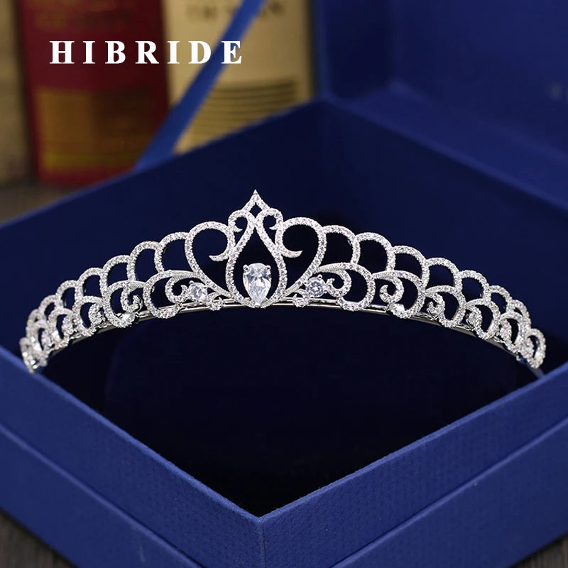 HIBRIDE New Arrival Headband Noble Cubic Zircon Crown And Tiaras Bridal Hair Accessories For Wedding Gifts C-57
HIBRIDE New Arrival Headband Noble Cubic Zircon Crown And Tiaras Bridal Hair Accessories For Wedding Gifts C-57
