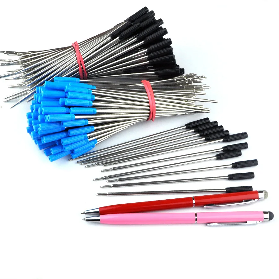 Фото Шариковая ручка с черными и синими чернилами 100 мм 116 шт./лот шариковая стилус