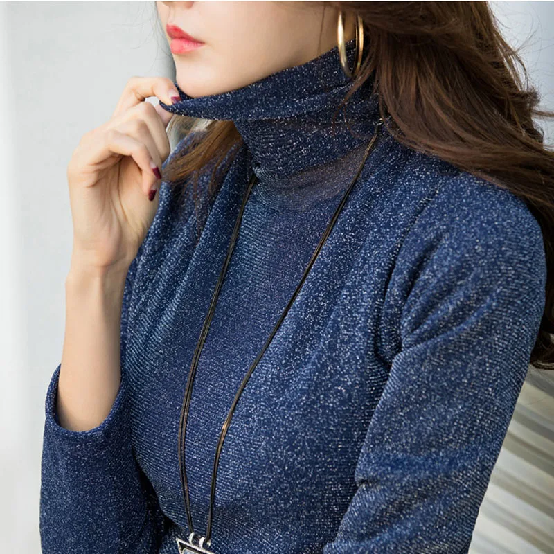 2017 Camisas Femininas Fashion Autumn Winter Gold T-Shirt Women Long Sleeve Fleece Tees Tops Turtleneck Black Tops B173 40
2017 Camisas Femininas Fashion Autumn Winter Gold T-Shirt Women Long Sleeve Fleece Tees Tops Turtleneck Black Tops B173 40