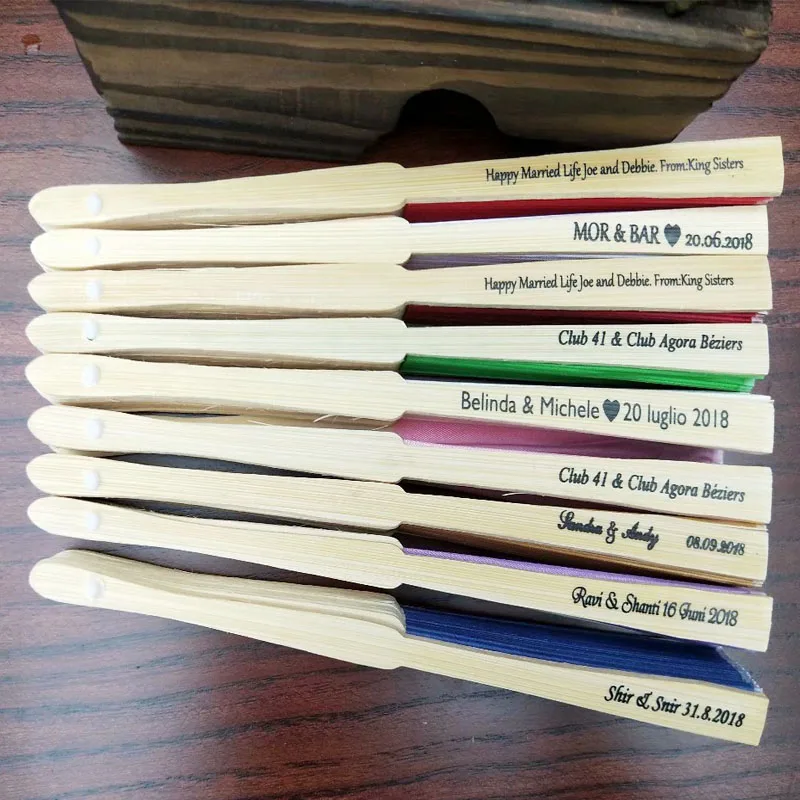 100pcs/lot Personalized Customized Silk Wedding-Gift Hand Fan with Organza Gift Bags
100pcs/lot Personalized Customized Silk Wedding-Gift Hand Fan with Organza Gift Bags