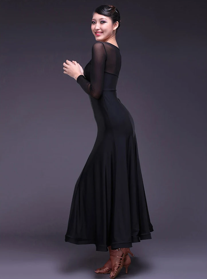 Sexy Standard Black Ballroom Court Dance Dress Size Waltz Tango Girls Fringe Modern Dance Skirt salsa robe jupe danse de salon
Sexy Standard Black Ballroom Court Dance Dress Size Waltz Tango Girls Fringe Modern Dance Skirt salsa robe jupe danse de salon