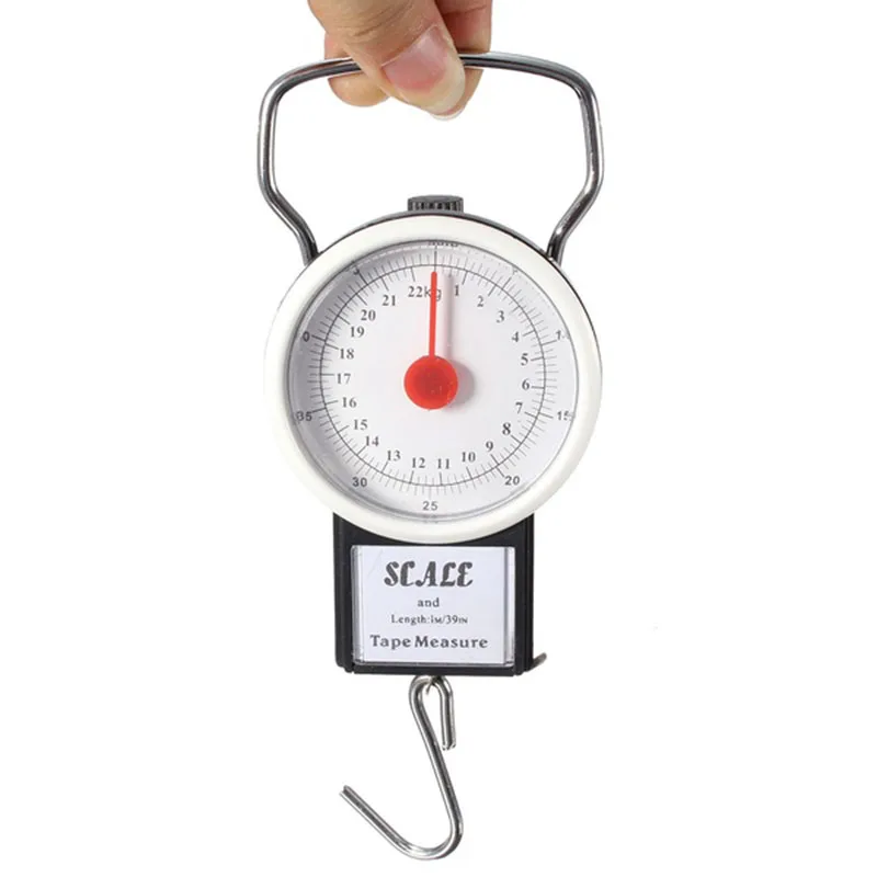 High Quality Portable Outdoor Travel Scale Hanging Suitcase Hook 22kg 50lb Measuring balance Tape 1pc
High Quality Portable Outdoor Travel Scale Hanging Suitcase Hook 22kg 50lb Measuring balance Tape 1pc