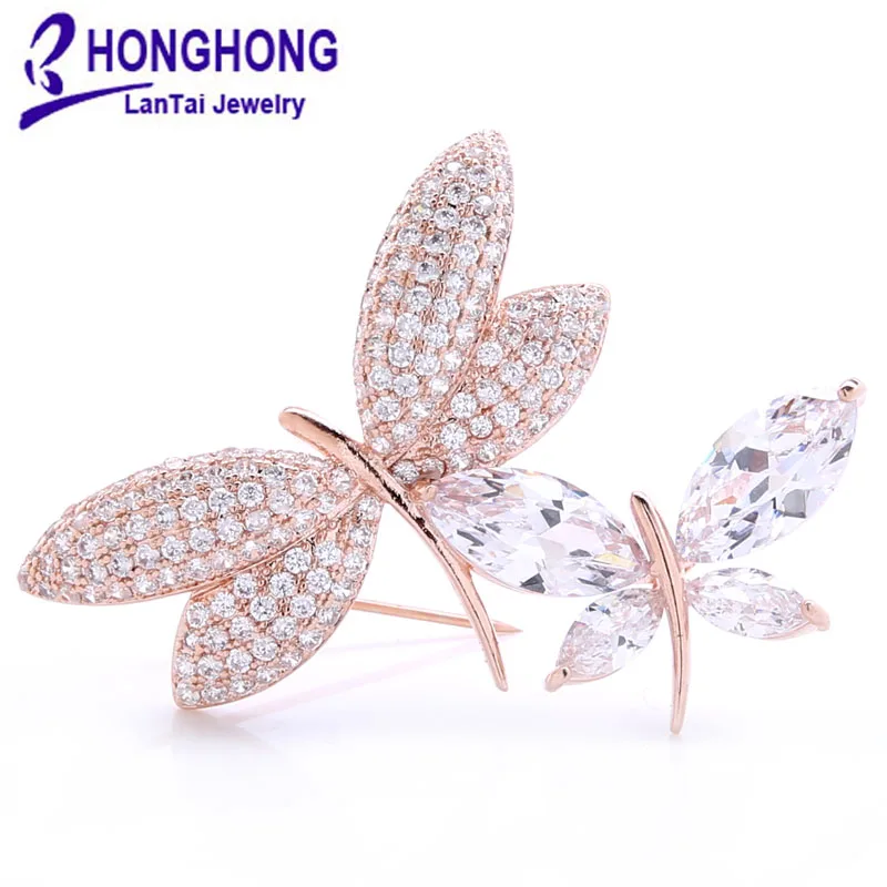 HONGHONG high-quality 3A Zircon Brooches for women brand luxury pins broches dragonfly animal rose gold brooch fashion jewelry
HONGHONG high-quality 3A Zircon Brooches for women brand luxury pins broches dragonfly animal rose gold brooch fashion jewelry