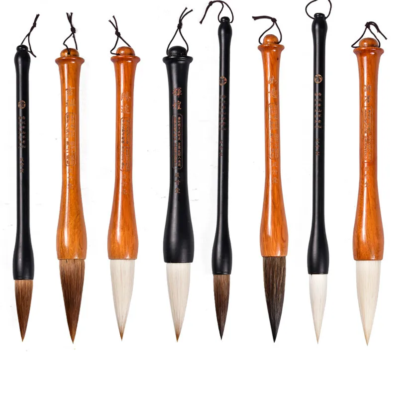 Chinese Calligraphy Brush Pen Soft Rabbit Woolen Hair Hopper-shaped Brush Writing Couplets Chinese Painting Calligraphy Brushes
Chinese Calligraphy Brush Pen Soft Rabbit Woolen Hair Hopper-shaped Brush Writing Couplets Chinese Painting Calligraphy Brushes