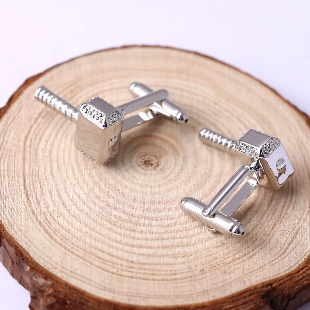 Wholesale Superhero Thor Mjolnir Hammer Metal Alloy Cuff Links Men Cuff Buttons Gifts Wholesale
Wholesale Superhero Thor Mjolnir Hammer Metal Alloy Cuff Links Men Cuff Buttons Gifts Wholesale
