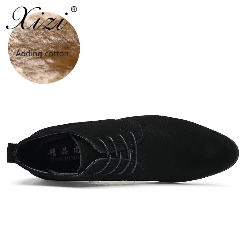 Xizi 2019 Men Winter Boots Suede Leather Style Fashion Male Work Snow Timber Land Lover Martin Boot Large Size 38-48 | Обувь