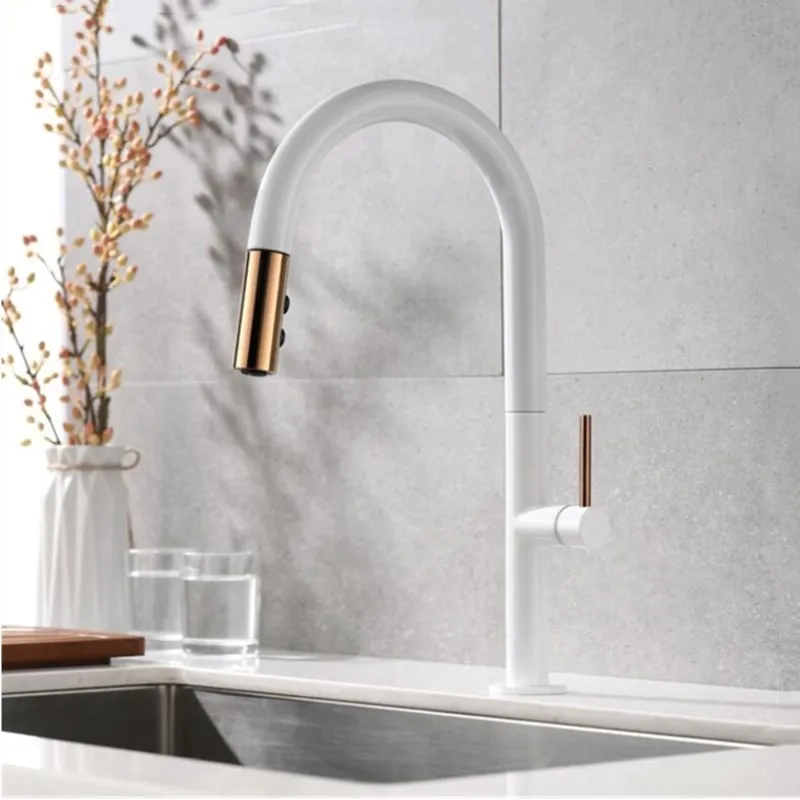 Pull Out Kitchen Faucet Newly Arrived Rose gold and Black Sink Mixer Tap 360 degree rotation kitchen mixer taps Kitchen Tap
Pull Out Kitchen Faucet Newly Arrived Rose gold and Black Sink Mixer Tap 360 degree rotation kitchen mixer taps Kitchen Tap