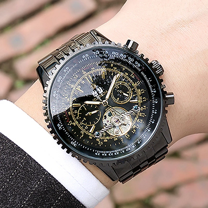 ORKINA Top Brand Luxury Men Watches Big Dial Automatic Self-wind Mechanical Watches Men Relogios Masculino Tourbillon Watch
ORKINA Top Brand Luxury Men Watches Big Dial Automatic Self-wind Mechanical Watches Men Relogios Masculino Tourbillon Watch