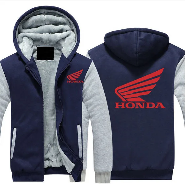 Мотоцикл логотип HONDA Car Автомобильная Толстовка для женщин мужские худи на молнии