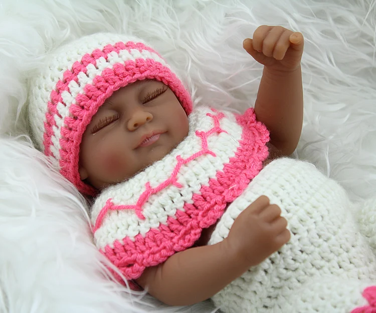 12 inches Full Body Silicone Reborn Baby Dolls For Sale Reborn Sleep Realistic Handmade Baby Girls with Clothes Accessories
12 inches Full Body Silicone Reborn Baby Dolls For Sale Reborn Sleep Realistic Handmade Baby Girls with Clothes Accessories