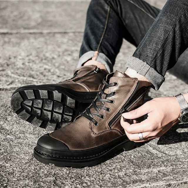 Warm men's boots Autumn Trend Desert Boot Male Short Boots High-Top Vintage Desert Boots Male the British First layer cowhide
Warm men's boots Autumn Trend Desert Boot Male Short Boots High-Top Vintage Desert Boots Male the British First layer cowhide