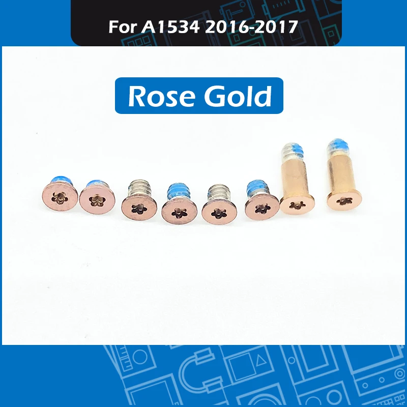 50set/Lot for Macbook Retina 12" A1534 Bottom Case Screw set Laptop Lower cover screws Rose gold 2016 2017
50set/Lot for Macbook Retina 12" A1534 Bottom Case Screw set Laptop Lower cover screws Rose gold 2016 2017