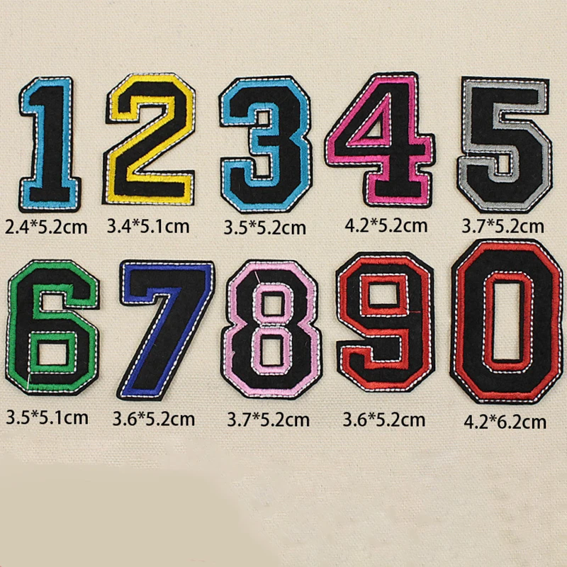 Number Patches Word Embroidered Iron on Patch Figure Digit for DIY Stripes Motif Appliques Garment Clothes Badge 10 pcs/lot
Number Patches Word Embroidered Iron on Patch Figure Digit for DIY Stripes Motif Appliques Garment Clothes Badge 10 pcs/lot