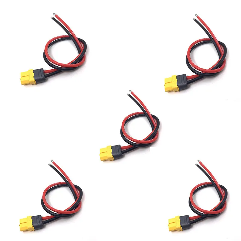 5 шт. XT60H разъем 14AWG Женский штекер мягкий силиконовый провод кабель для батареи RC Lipo 30 см силикагель
5 шт. XT60H разъем 14AWG Женский штекер мягкий силиконовый провод кабель для батареи RC Lipo 30 см силикагель