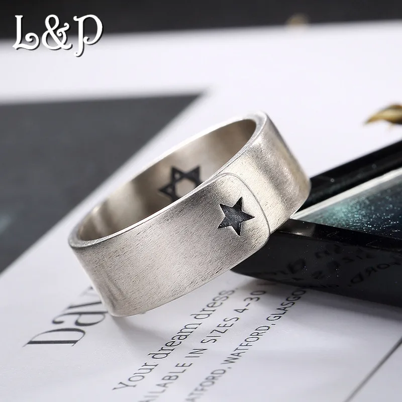 L&P Wholesale 100% Sterling Silver Ring Silver Jewelry Two Star Simple Handmade Ring For Women Party Engagement Hot Gift lady
L&P Wholesale 100% Sterling Silver Ring Silver Jewelry Two Star Simple Handmade Ring For Women Party Engagement Hot Gift lady