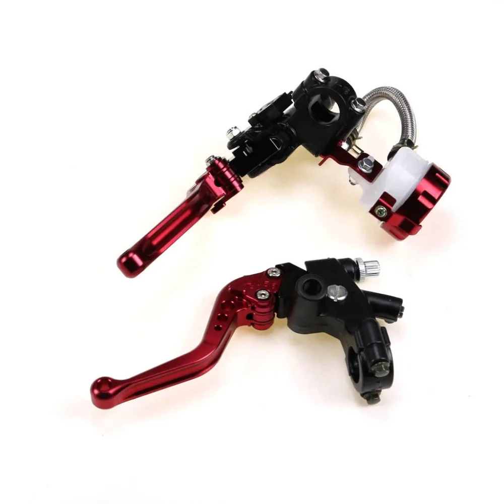 TDR Universal 22mm Clutch Brake 7/8'' Dirt Pit Bike Handlebar Hydraulic Lever Master Cylinder Motors Accessories LD068
TDR Universal 22mm Clutch Brake 7/8'' Dirt Pit Bike Handlebar Hydraulic Lever Master Cylinder Motors Accessories LD068