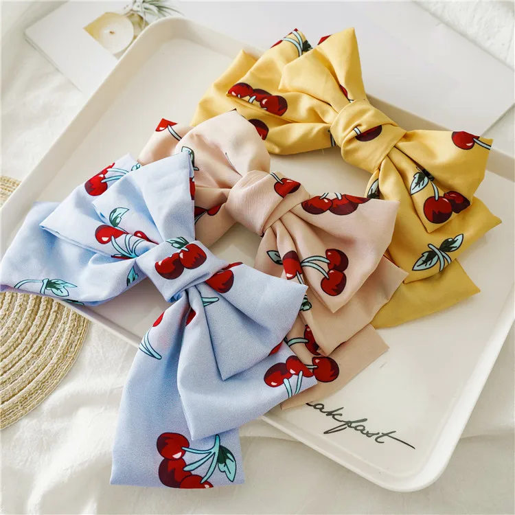 Retro Fashion Chiffon Bow Hairpin Ladies Spring Clip Korean Version of The Head Flower Fabric Print Clip
Retro Fashion Chiffon Bow Hairpin Ladies Spring Clip Korean Version of The Head Flower Fabric Print Clip