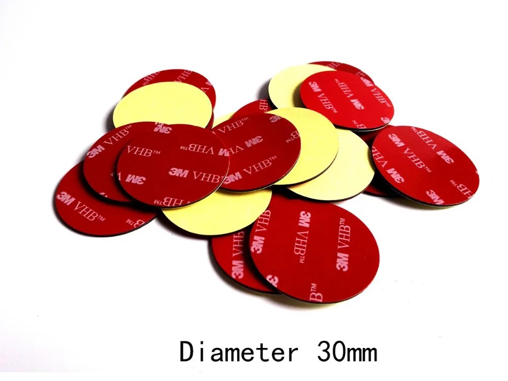 Promotion! 3M VHB 5952 High Adhesive Acrylic Adhesive Foam Gasket Mat Black Size 30MM circle/20Pcs/Lot 1.1mm thickness
Promotion! 3M VHB 5952 High Adhesive Acrylic Adhesive Foam Gasket Mat Black Size 30MM circle/20Pcs/Lot 1.1mm thickness