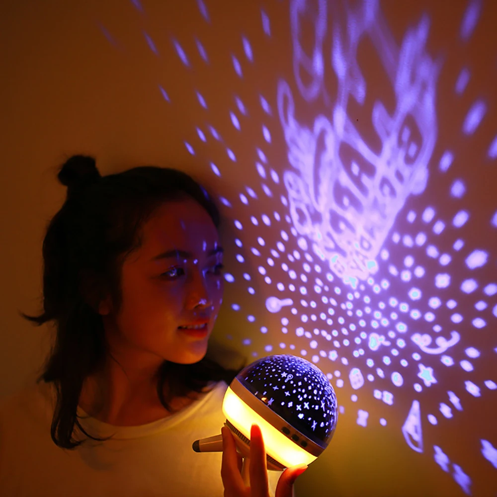 2018 новый деревянный кронштейн звезды Звездное небо Светодиодный Ночник проектор