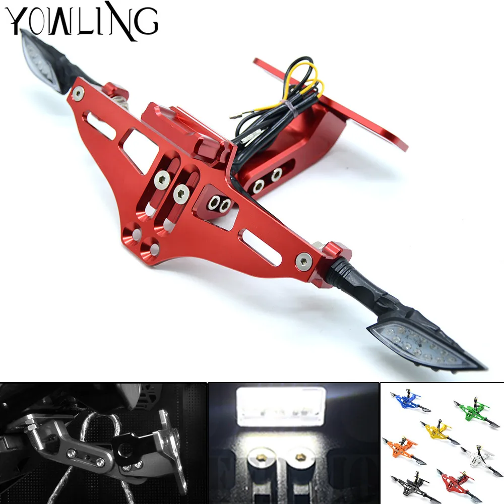 Motorcycle Motorbike Adjustable Fender Eliminator License Plate Mount Holder Steel Bracket with light Dirt Bike Sport bike
Motorcycle Motorbike Adjustable Fender Eliminator License Plate Mount Holder Steel Bracket with light Dirt Bike Sport bike