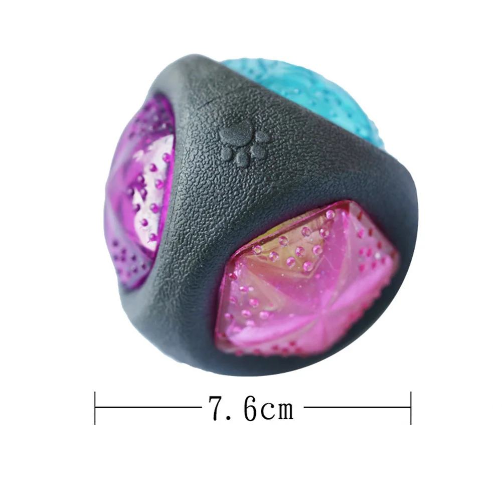 Luminous Dog Toy Durable Bouncy Balls Rubber Bouncy Bite- resistant Dog Chewing Ball Dog Training Pet Toys with Sound and Light
Luminous Dog Toy Durable Bouncy Balls Rubber Bouncy Bite- resistant Dog Chewing Ball Dog Training Pet Toys with Sound and Light
