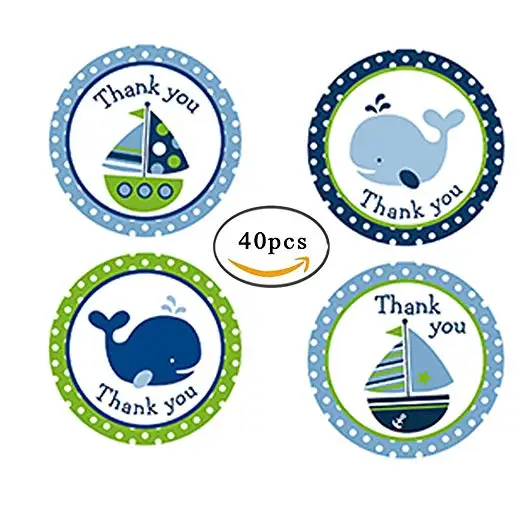 40pcs Cartoon Whale Sailboat Round Sticker Sailing Thank You Seal Labels for Kids Birthday Gifts Favors
40pcs Cartoon Whale Sailboat Round Sticker Sailing Thank You Seal Labels for Kids Birthday Gifts Favors