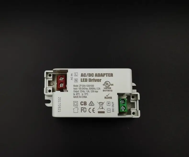 Светодиодный источник питания светодиодный трансформатор 12vdc DC12V Выход 6 Вт 12 15 100
