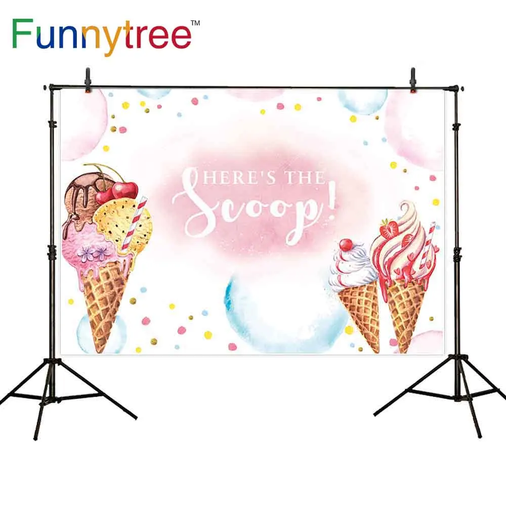 Фон Funnytree для фотостудии с изображением летнего мороженого дня рождения новорожденных детей
Фон Funnytree для фотостудии с изображением летнего мороженого дня рождения новорожденных детей