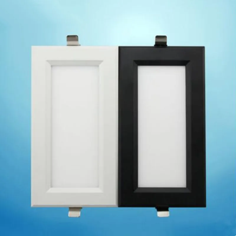 10X Led затемняемый белый черный светильник 12 Вт AC 85 265 в решетка лампы желчного