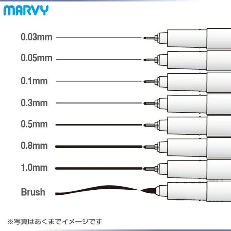 8pcs Multi Needle Drawing Pen Marvy 4600 Cartoon Art Marker Brush Liner Pigment Pens Anime Design School Supplies F861
8pcs Multi Needle Drawing Pen Marvy 4600 Cartoon Art Marker Brush Liner Pigment Pens Anime Design School Supplies F861