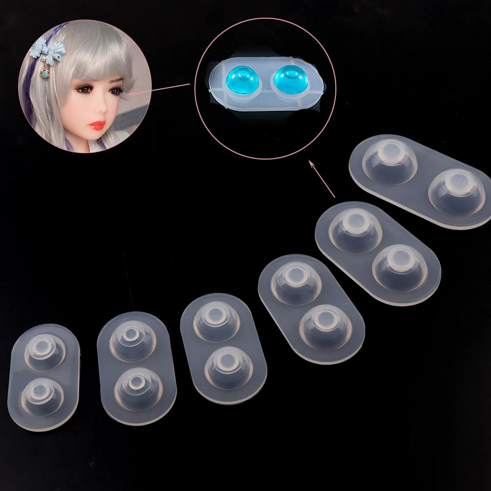 6Pcs/set Doll Eyes Pendant Mirror Crafts Cake Silicone Mold For Jewelry Charms Making Tool Crystal Diamond Epoxy Resin Moulds
6Pcs/set Doll Eyes Pendant Mirror Crafts Cake Silicone Mold For Jewelry Charms Making Tool Crystal Diamond Epoxy Resin Moulds