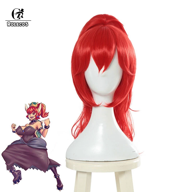 ROLECOS Kuppa Koopa Cosplay Hair Red Bowsette Cosplay Headwear Red Ponytail Women Hair Yellow Hair Accessories
ROLECOS Kuppa Koopa Cosplay Hair Red Bowsette Cosplay Headwear Red Ponytail Women Hair Yellow Hair Accessories