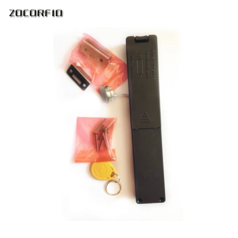 Free shipping dry battery 125KHZ RFID Double door ark locked/ RIFD cabinet lock +4pcs cards
Free shipping dry battery 125KHZ RFID Double door ark locked/ RIFD cabinet lock +4pcs cards