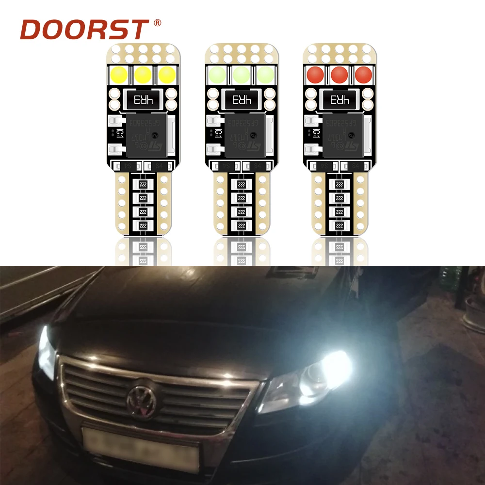 Светодиодсветодиодный габаритные огни T10 W5W Canbus 168 194 для VW Passat b5 b6 CC Golf 4 5 6 7 Jetta mk4 mk5