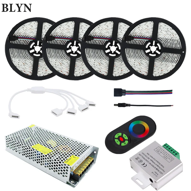Комплект светодиодных лент RGB 5050, 20 м, 15 м, светильник емые ленты, Диодная лента, 5 клавиш, сенсорный пульт дистанционного управления RGB, светод...
Комплект светодиодных лент RGB 5050, 20 м, 15 м, светильник емые ленты, Диодная лента, 5 клавиш, сенсорный пульт дистанционного управления RGB, светод...