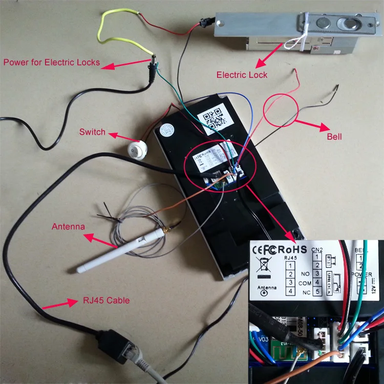 Пульт дистанционного управления камера дверной звонок беспроводной IP домофон