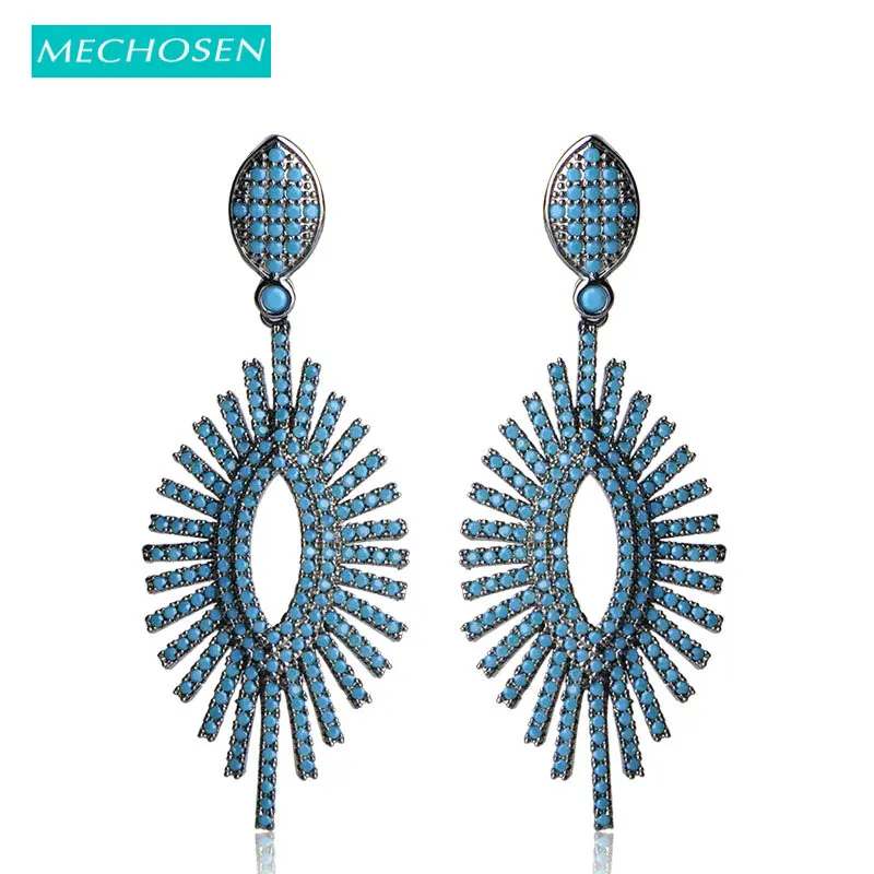 MECHOSEN Beautiful Wedding Jewelry Drop Earrings For Women Cubic Zirconia Copper Eye Shape Boucle d'oreille Christmas Bijuterias
MECHOSEN Beautiful Wedding Jewelry Drop Earrings For Women Cubic Zirconia Copper Eye Shape Boucle d'oreille Christmas Bijuterias